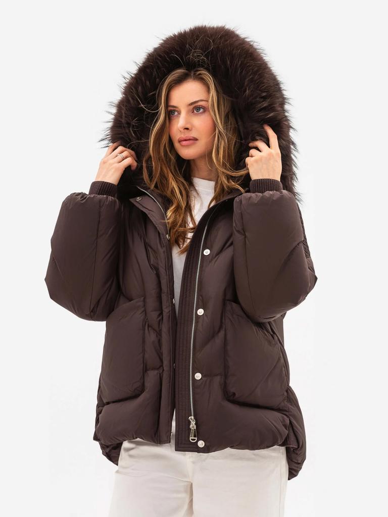 Куртка женская Vo-tarun 085 M шоколад