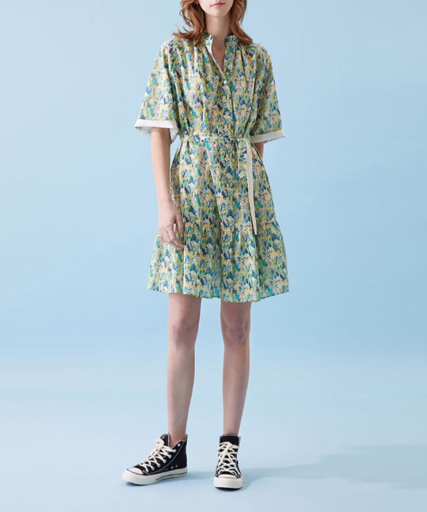 VOYONN Print Mini Volume Dress 018