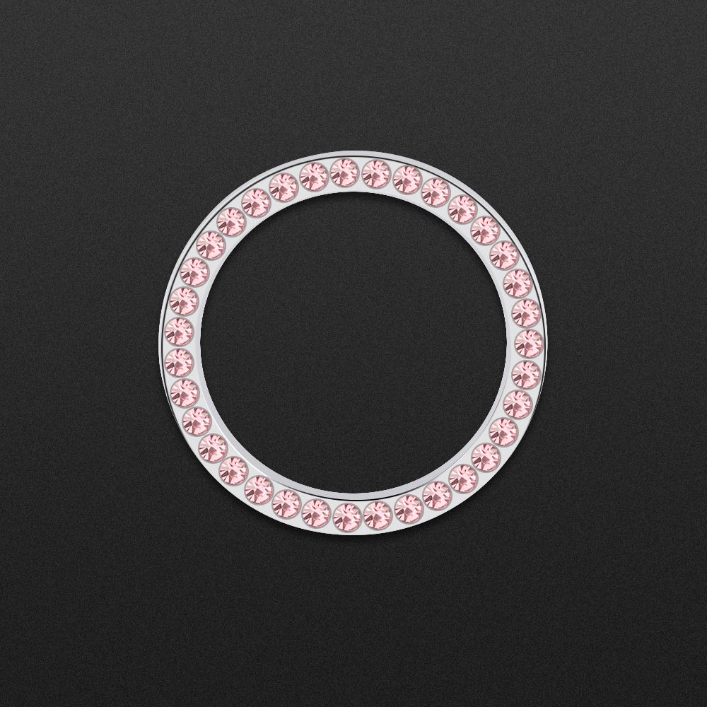 Practical 40mm/1.57" Circle Trim Car Button  Decorative Accessories Start Switch  Diamond Ring