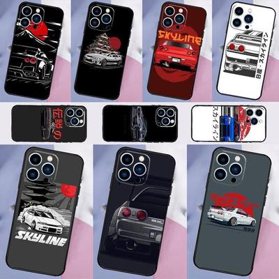 Чехол для мобильного телефона Apple iPhone15 Pro Jdm Skyline Car, окрашенный и устойчивый к падениям, чехол Huawei Anti-Drop.