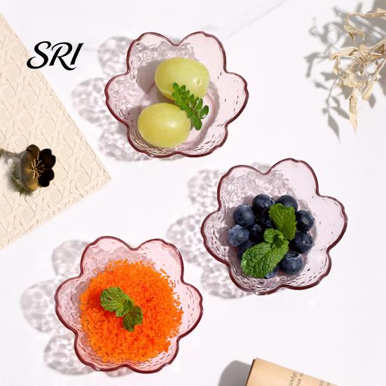 Japanese Style Sauce Bowl 5Pcs Sakura Dipping Dish PP Condiment Plate for Sushi Hot Pot BBQ Nesting Bowls BPA-Free Stackable And Cold Holder