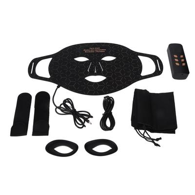 Светодиодный прибор для лица для красоты Силиконовый для омоложения кожи Удаление морщин и прыщей 3 режима цвета