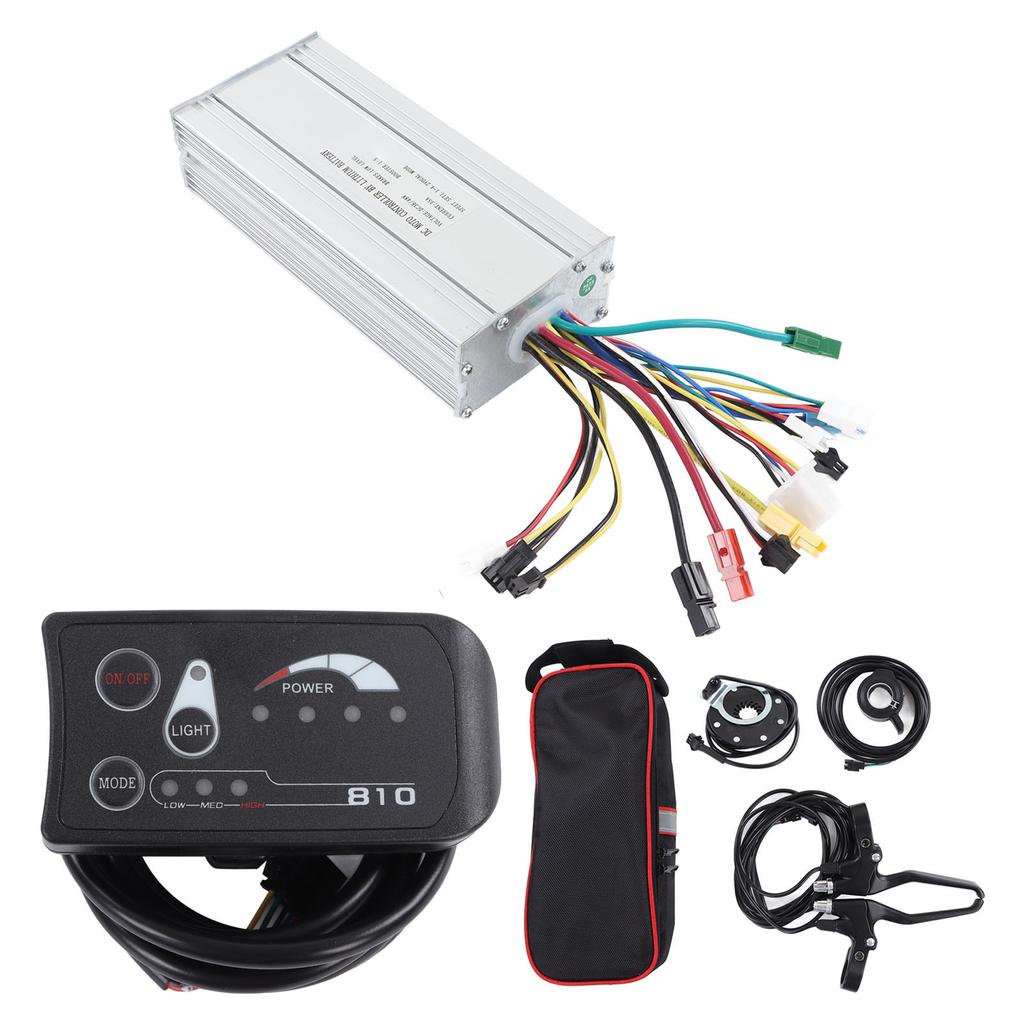 DC 36V 48V контроллер двигателя S810 комплект панели дисплея литиевая батарея комплект для модификации электрического велосипеда