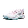Li-Ning Суперлегкие 2024 Color Cloud Shock Absorbing Non-Slip легкие низкие баскетбольные кроссовки Rebound мужские кроссовки Standard-White ABAU011-4