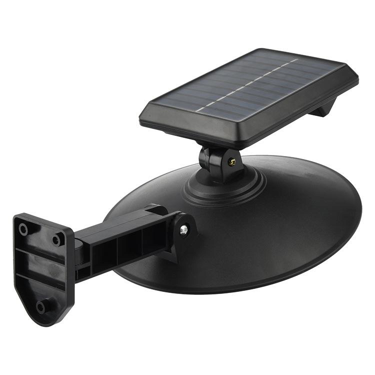 Circular Solar Wall Lamp Outdoor Human Body Sensing LED Courtyard Lamp Garage Lighting Street Lamp