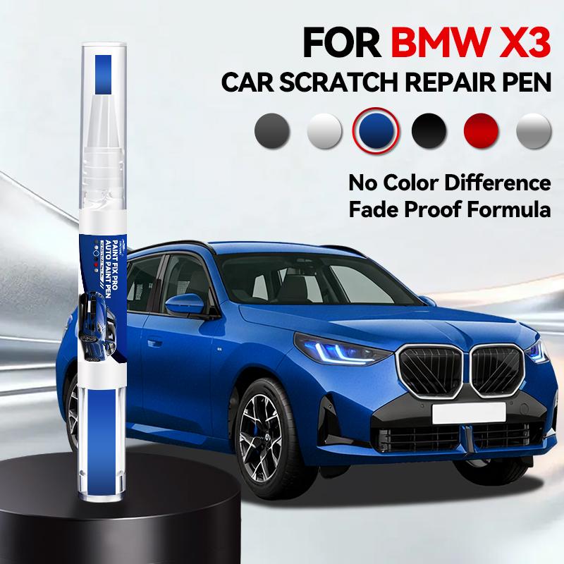 For BMW X3 NA Paint Repair Pen Touch Up Scratch Remover DIY Auto Accessories Black White Yellow Green Pink Blue