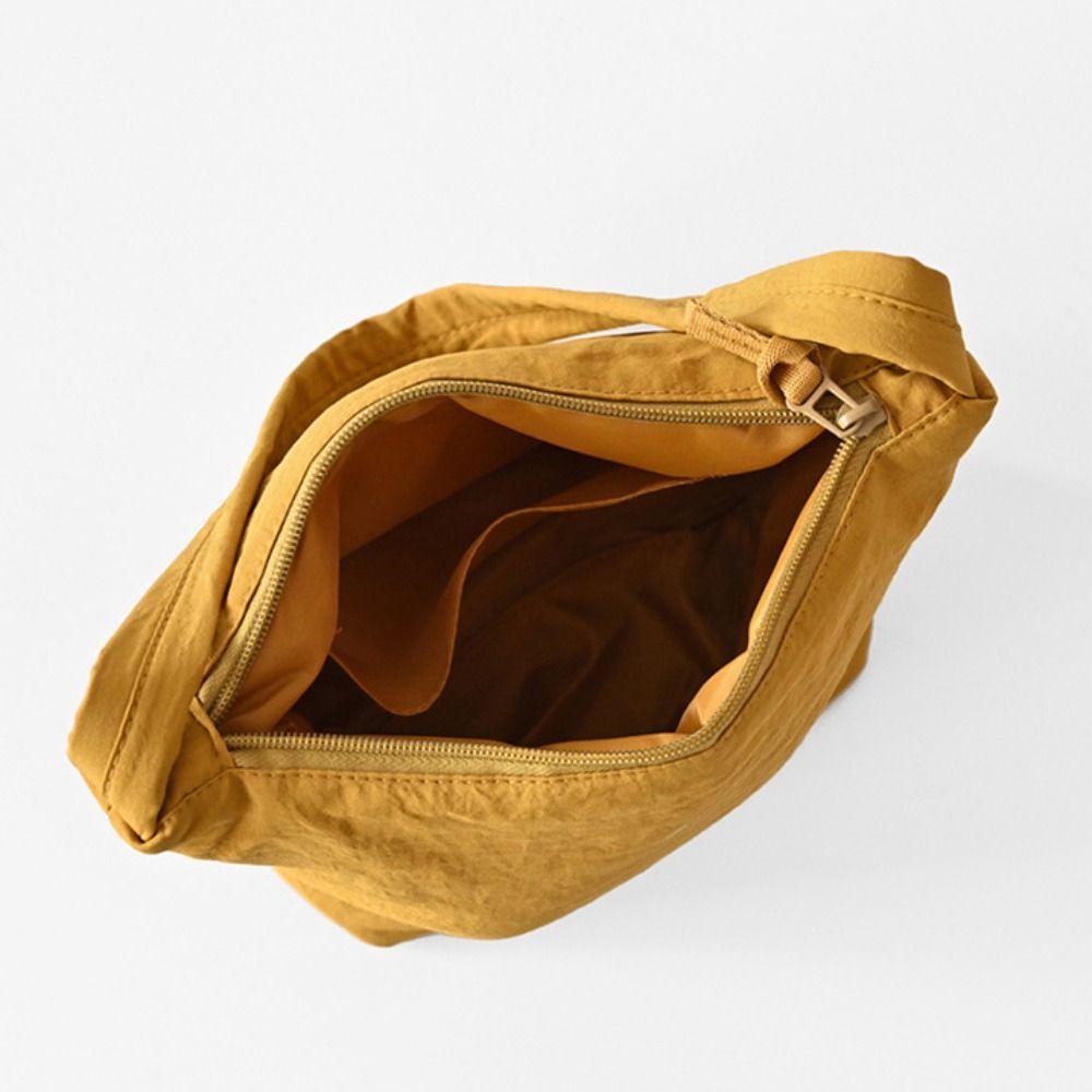 Korean Style Cloth Shoulder Bag Pure Color Tote Bag Casual underarm bag Travel