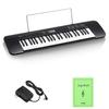 Electronic Keyboard Casiotone Slim Compact 49 Keys 100 Tones 100 Rhythms Compatible with 2 Power AC Power and Dry Batteries LCD Screen CTK-240 &