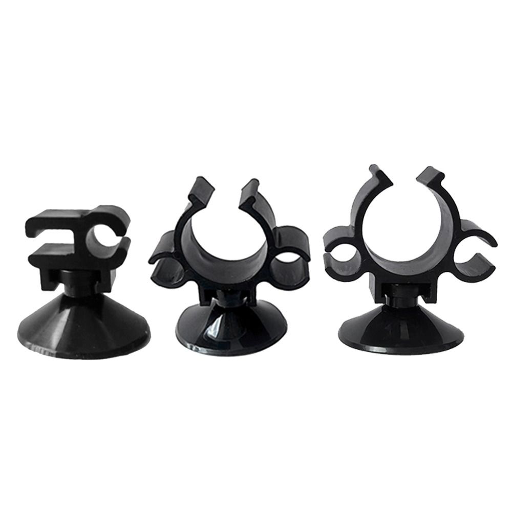 10Pcs ABS Plastic Rubber Fish Tank Sucker Clip Oxygen Tube Clip  for Power Cord Filter Wire