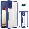 Case - BOOLING - for Samsung A02S - Navy Blue - Rigid - 360° Protection Anti-Scratch