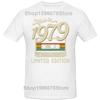 Made In 1979 Limited Edition 45th Birthday Cassette Tape T Shirts Summer Graphic Streetwear Short Sleeve T-shirt Men