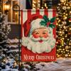 Single-sided Printing Xmas Flag Elk Snowman Christmas Welcome Flag  Winter Holiday