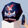 Crystal Palace Manual Five Fold 8 Rib Umbrella Support Custom Text, Lightweight Travel Umbrella