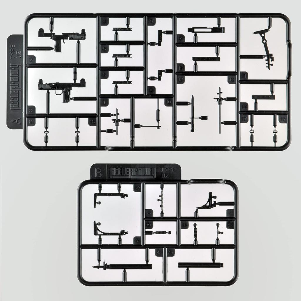 Пластиковая модель Little Armory LA084 322986 SMG-UZ