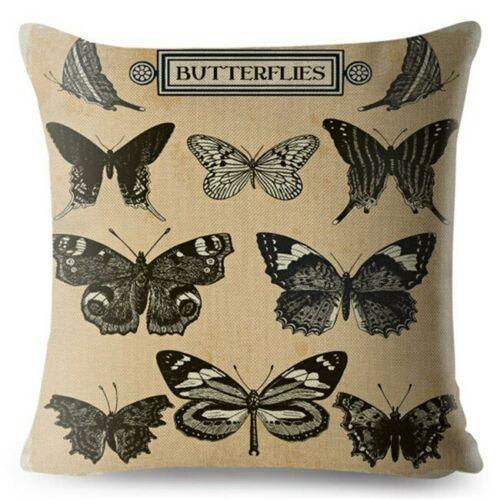 European Vintage Gothic Style Cushion Cover Flowers Print Throw Pillows Cases