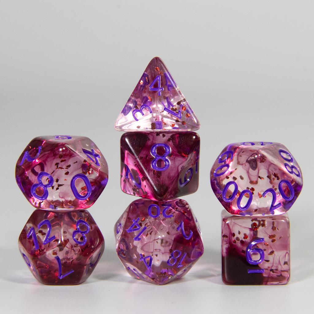 Набор игральных костей DND из 7 многогранных цифровых игральных костей D4 D6 D8 D10 D% D12 D20 для настольных игр DND RPG