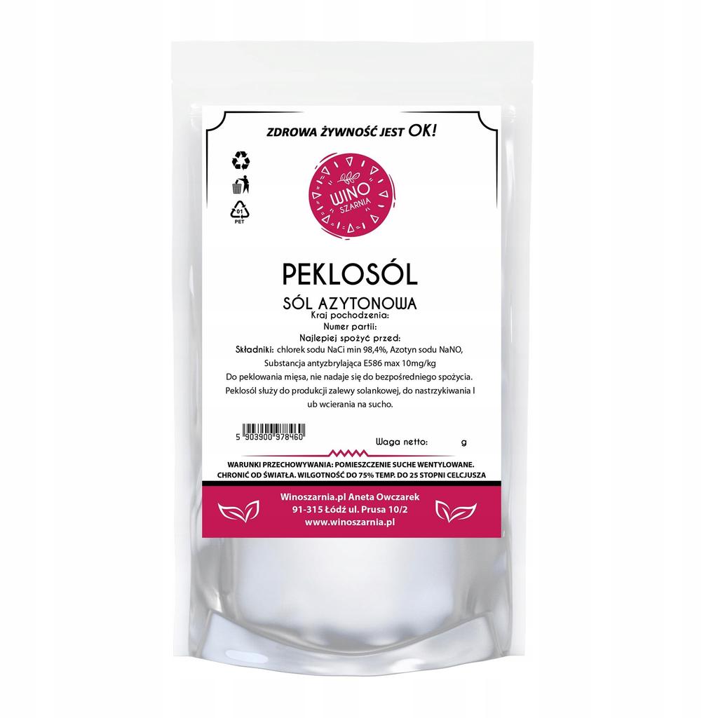 Peklosól, Sól Peklowa Peklująca - 1Kg