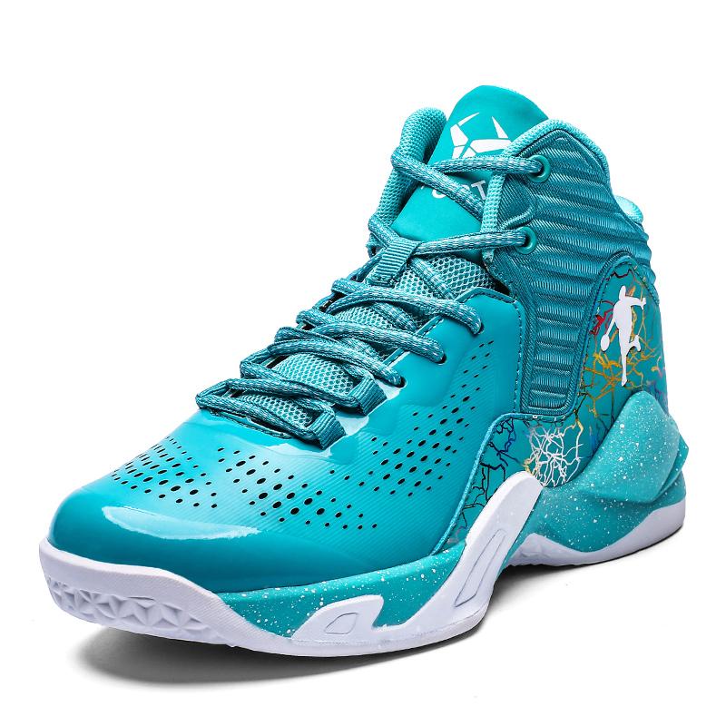 Модные фиолетовые мужские баскетбольные кроссовки для улицы, дышащие баскетбольные кроссовки, женская спортивная обувь, тренировочные высокие мужские кроссовки