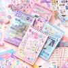 MINKYS 32 листа/шт. Книга декоративных наклеек Ноутбук Kpop Топ-загрузчик Фотокарточка Наклейка Детский Подарок Канцелярские товары