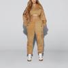 adidas Мужские спортивные штаны Originals Trefoil x Ivy Park Collaboration с несколькими карманами, коричневые, H38827