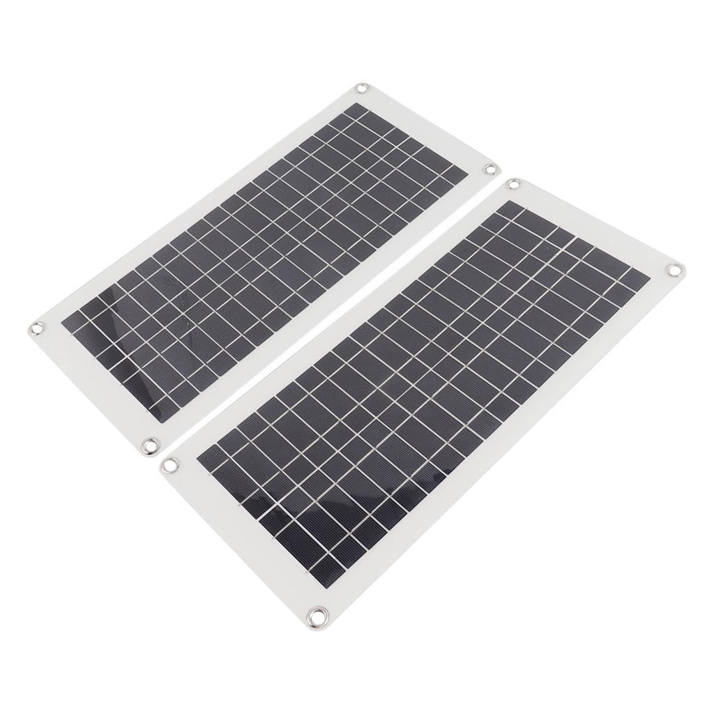 Solar Panel Kit IP65 Waterproof 40W 10A 50V 2Pcs Monocrystalline Solar Panel with Solar Charge