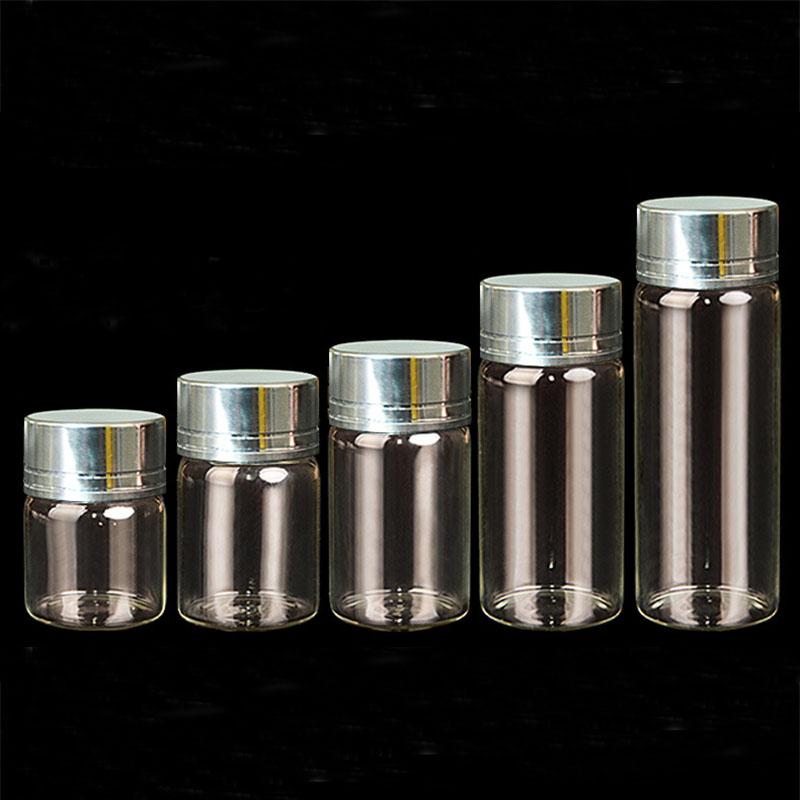 Mini Transparent Glass Cork Stopper Home Decoration 5-14ml Wishing Bottle DIY Pendants Empty Storage Vials Empty Sample Jar Beads