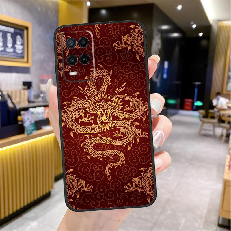 DRAGON TATTOO JAPANESE Чехол Для Oppo A74 A54 A94 A78 A98 A18 A60 A80 A40 A38 A58 A96 A76 A16 A15 A17 A57 A77 A5 Pro