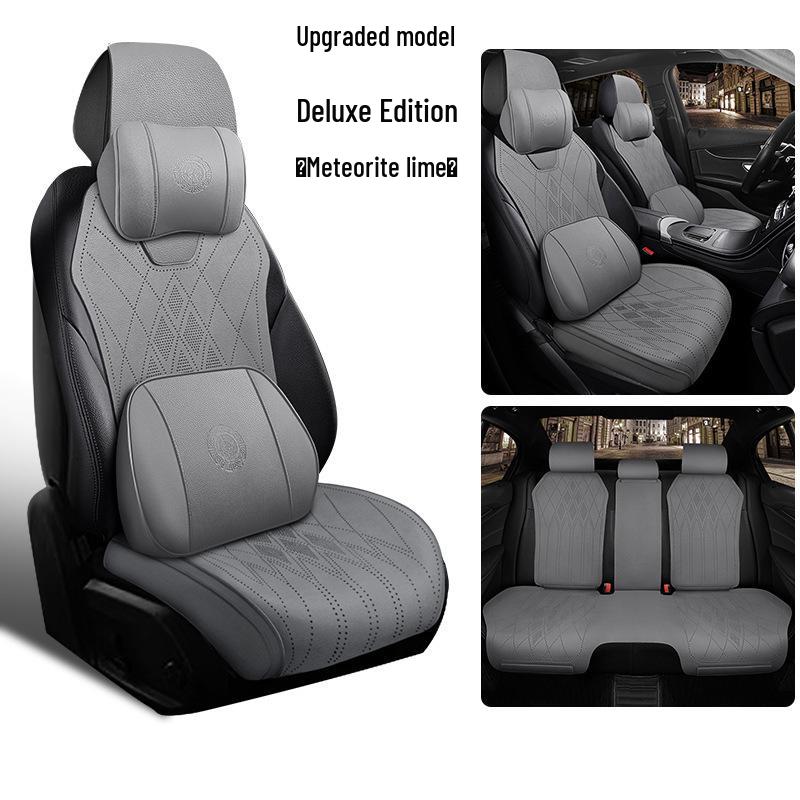 Чехлы на сиденья Geely Binyue CVT/DCT - Версии Super Energy и Dragon Soaring; Кожаные подушки.