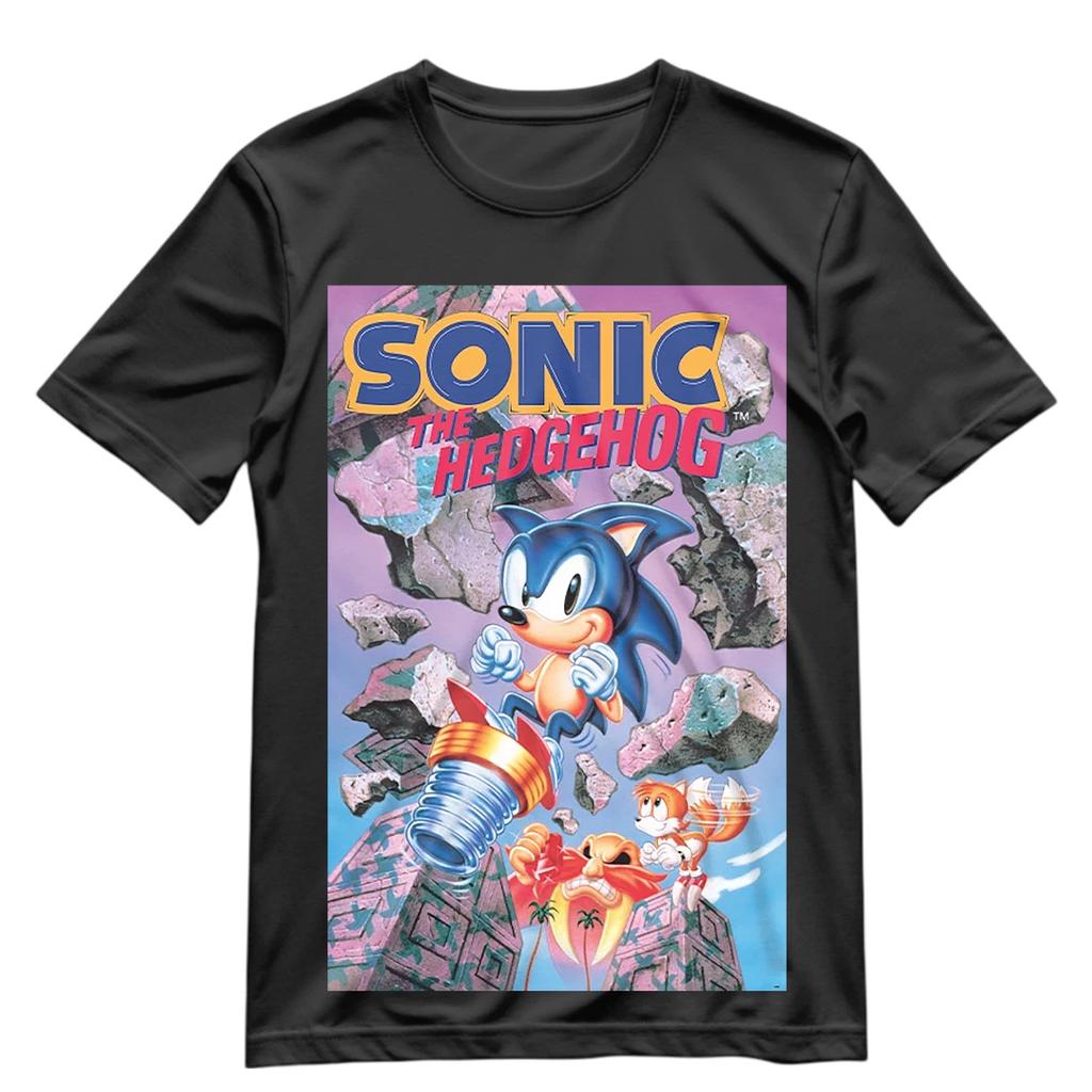 Sonic The Hedgehog T Shirt Retro Original Sonic Game Art Graphic A Shirt S-XXXL