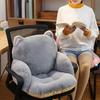 Cute Chair Cushion Comfy Plush Seat Cushion with Backrest Non-Slip Floor Pillow Tatami Seat Pad for Office Lazy Sofa Bedroom