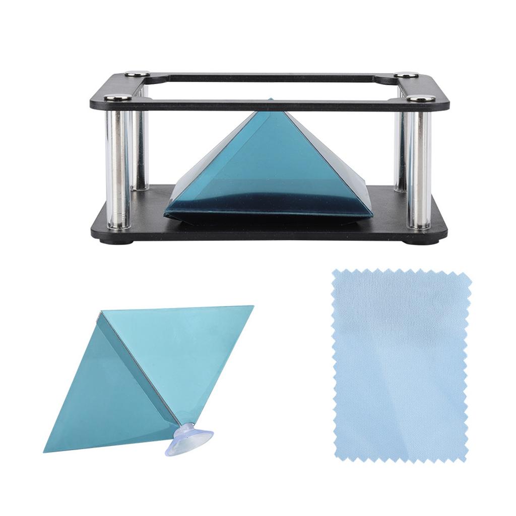 3D Holographic Display Stands Projector 3.5 6inch Mobile Smartphone Hologram Bracket