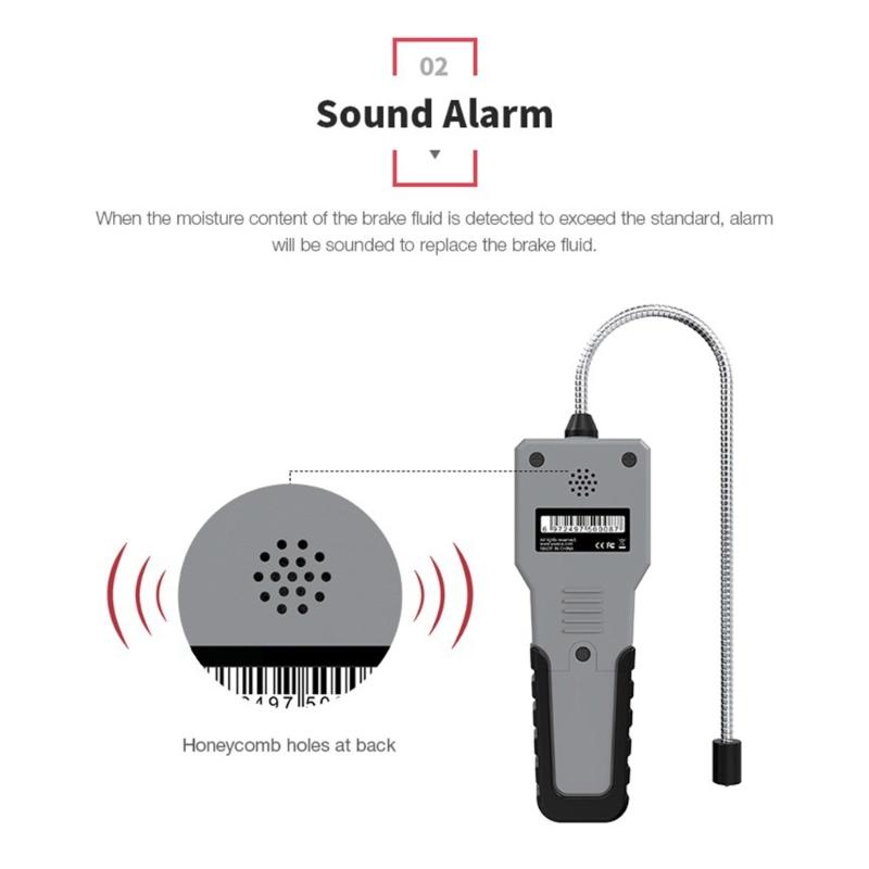 Точная проверка качества масла Универсальный тестер тормозной жидкости Автомобильный диагностический инструмент Цифровой тестер Инструмент для тестирования DOT3 DOT4 DOT5.1