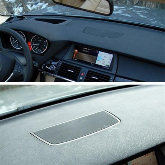 Car Dashboard Center Speaker Cover Replacement For BMW X5 X6 E70 E71 10 11 12 13
