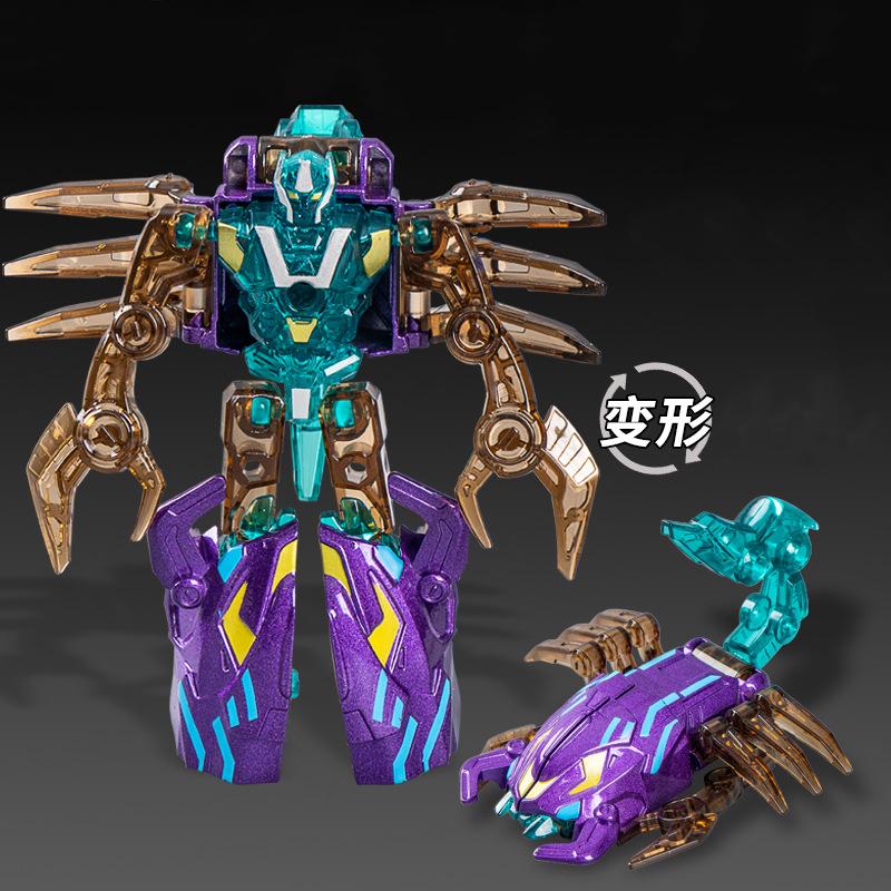 2 в 1 Трансформация Робот Игрушки Трансформирующаяся Игрушка Сплав Стали Богомол/Скорпион Трансформируется в Механического Воина Игрушка Детский Подарок На День Рождения