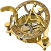11.43 Cm Sundial Compass Solid Brass Sun Dial