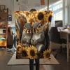 Two Squirrels,pattern Flannel Blanket, High quality Comfortable for All Seasons, Home Decor, Warmth and Comfort, Perfect for Gifts.