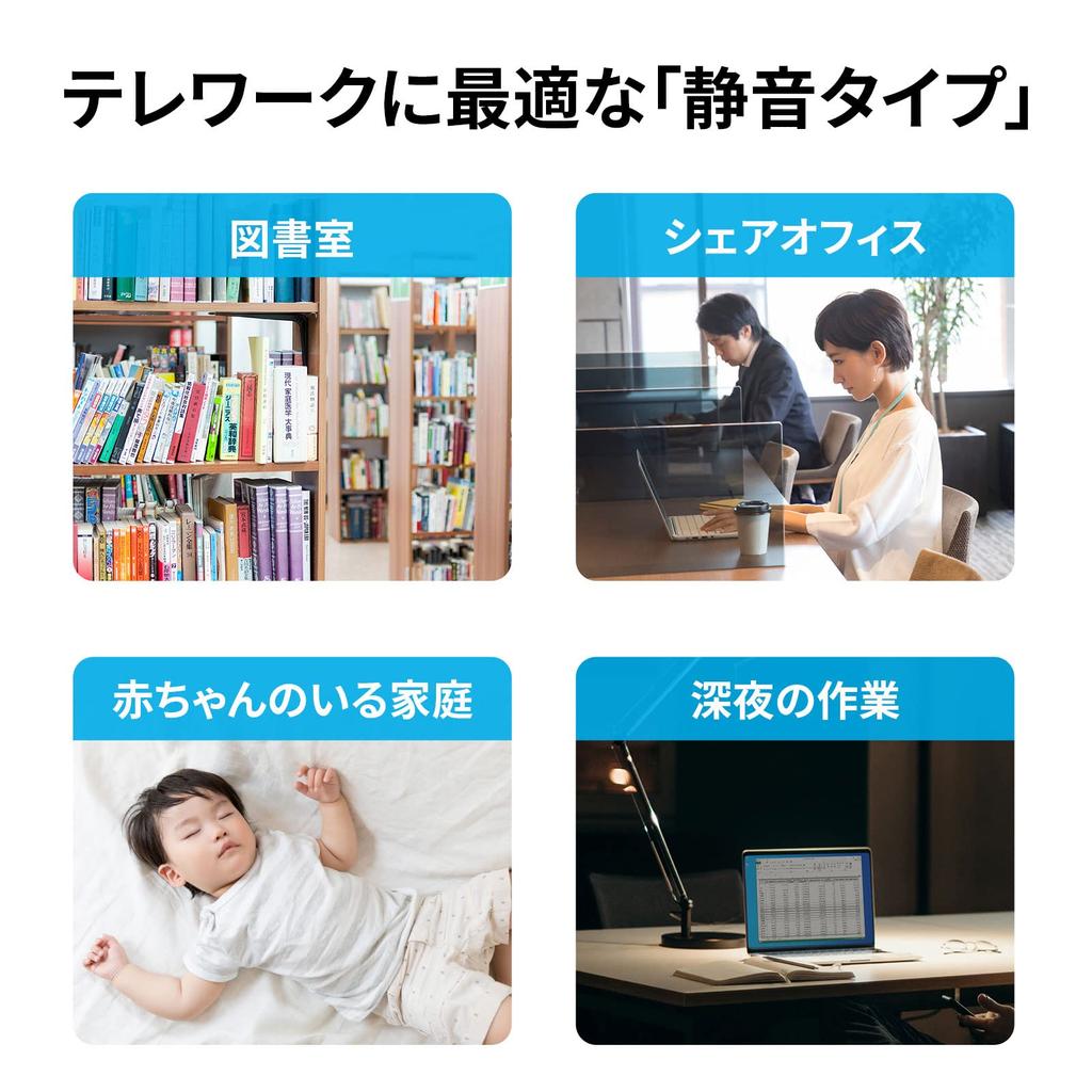 Sanwa Supply Bluetooth 5.0 Mouse, Quiet, 3 Buttons, Blue LED, Compact, "IO Plus" Series, Sky Blue, MA-IPBBS303BL