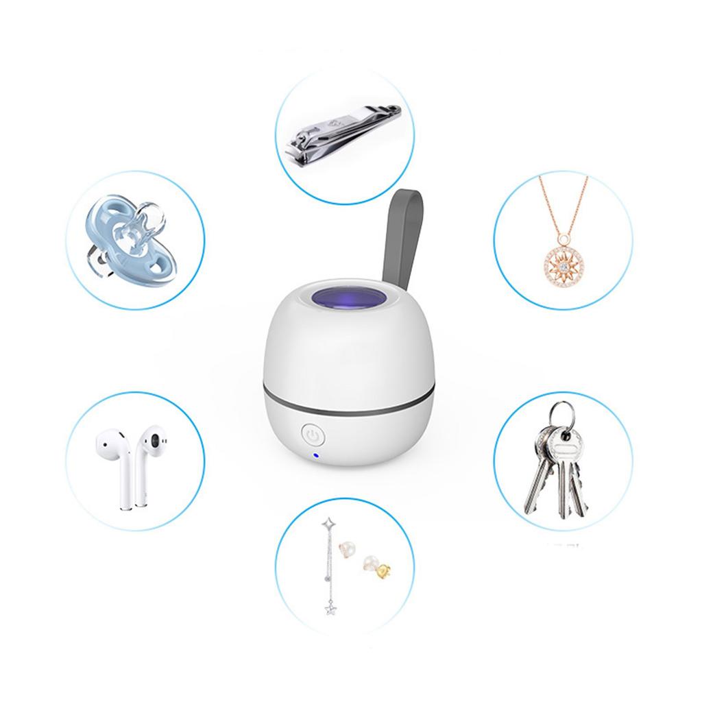 Compact Baby Pacifier Sterilizer Travel UV Light Technology High Sterilization Type C Rechargeable for Nail Trimmers