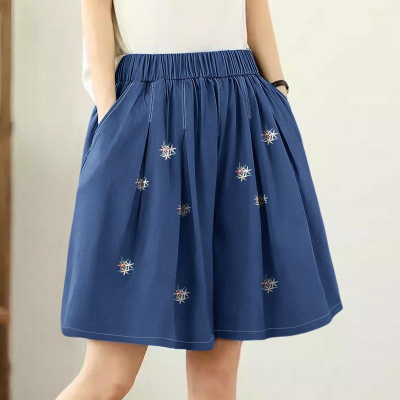 ZANZEA Женские летние повседневные шорты свободного кроя с эластичной талией и принтом