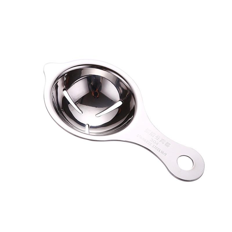 Stainless Steel Egg White Yolk Separator Tool Baking Accessories Kitchen Tool Egg Divider Baking Cooking Hand Egg Gadget