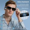 Умные очки с камерой 8 Мп HD Запись фото и видео ИИ-перевод Фотохромные линзы Bluetooth-вызов Музыка Голосовой помощник Очки Аккумулятор 300 мАч Унисекс