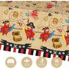 WERNNSAI Pirate Party Tablecloth - 2 Pack 54'' x 108'' Pirate Party Supplies Disposable Island Treasure Map Tablecover Nautical Adventure Theme