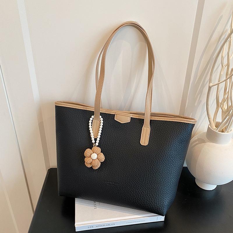 Сумка большой вместимости женская летняя новая повседневная простая на плечо сумка-тоут для поездок