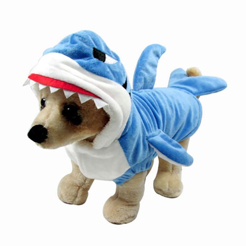 Fashionable Shark Jaw Puppy Coat Jacket For Dogs Ideal For Halloween Costumes