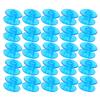 25pcs With Organizer Empty Bobbins Plastic Sewing Machine Accessories Plastic Spool  Household Use