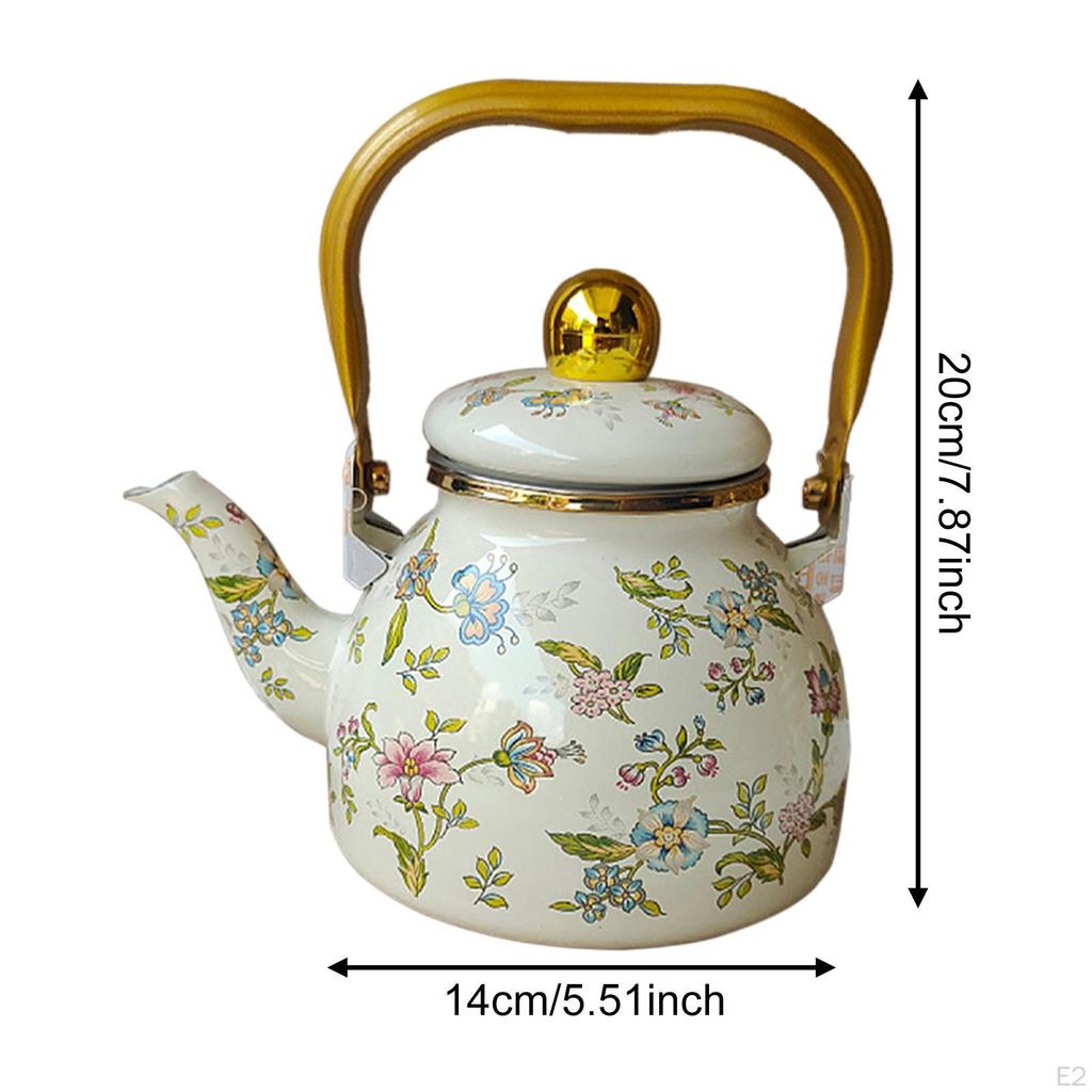 Эмалированный чайник 1,2 л, герметичный, многофункциональный кувшин для сока, чайник для воды, чайник для офиса, дома