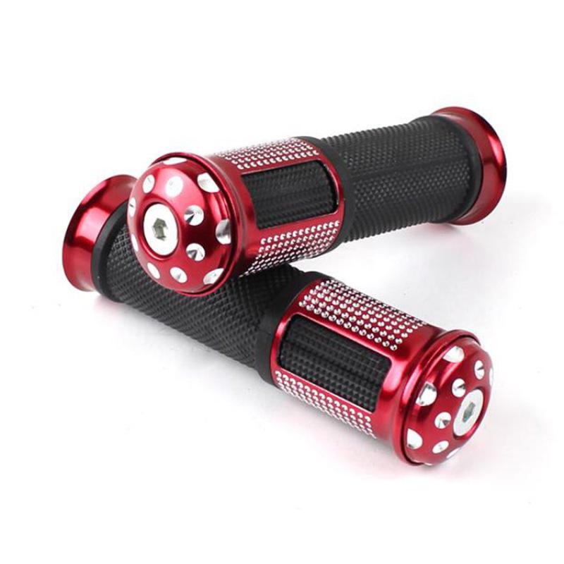 Универсальные резиновые ручки для руля мотоцикла 7/8 дюйма, ручки дроссельной заслонки для мотоцикла, концы руля, пригодные для