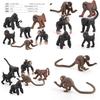 Lifelike Mini Monkey Squirrel Gorilla Figurine Unique Pvc Collectible Toy Great For Animal Lovers And Displays