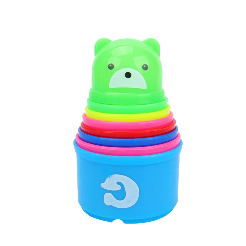 Educational Stacking Cups for Infants and Toddlers: Early Learning with Numbers and Letters Nesting Bowls.