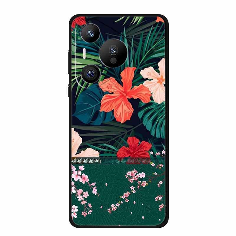 Чехол для телефона Huawei Pura 70 Pro с рельефной текстурой в стиле ретро - Мягкий цветной стиль